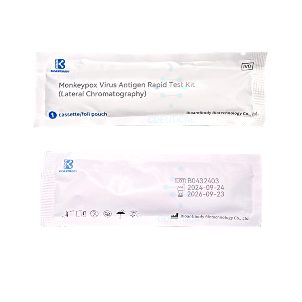 Pruebas rápidas de Mono - Monkeypox Virus Antigen Rapid Test