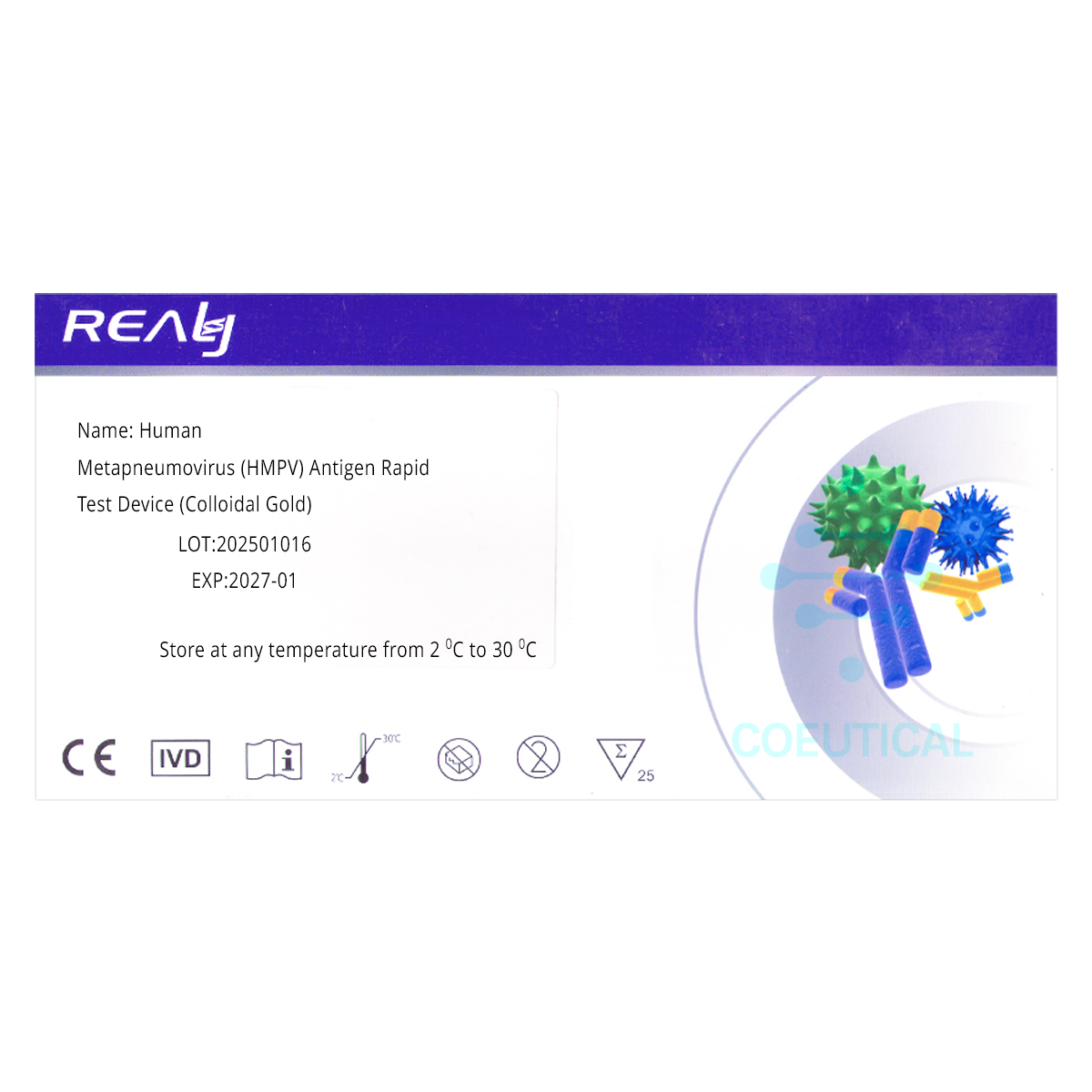 Kit de prueba de HMPV: kit de prueba rápida de metaneumovirus humano