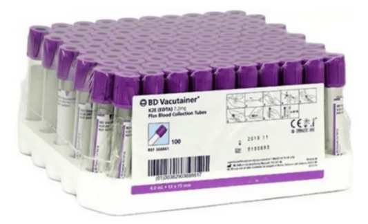 Gradilla Tubo BD Vacutainer Lila