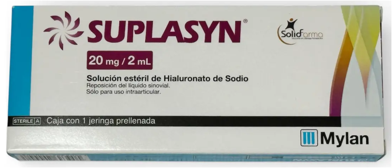 Suplasyn 20 Mg/2ml. Hialuronato De Sodio.